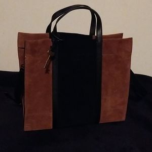 Black and Brown Fossil Purse